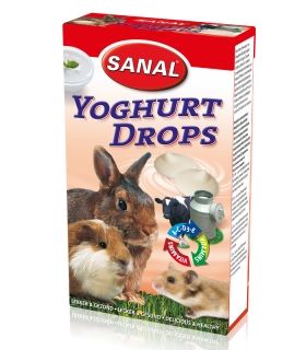 Sanal Yoghurt Drops - млечни бонбони с йогурт за гризачи 45гр